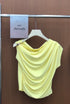 Wide Cowl Neck Design Top